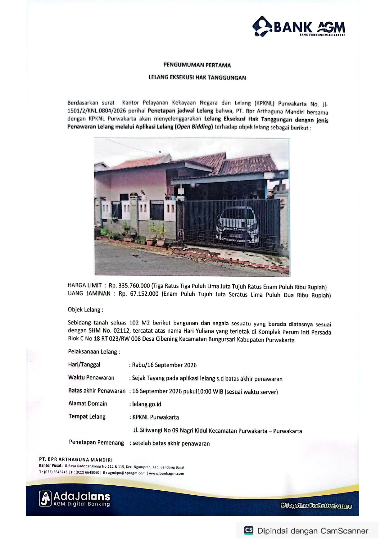 Pengumuman 1